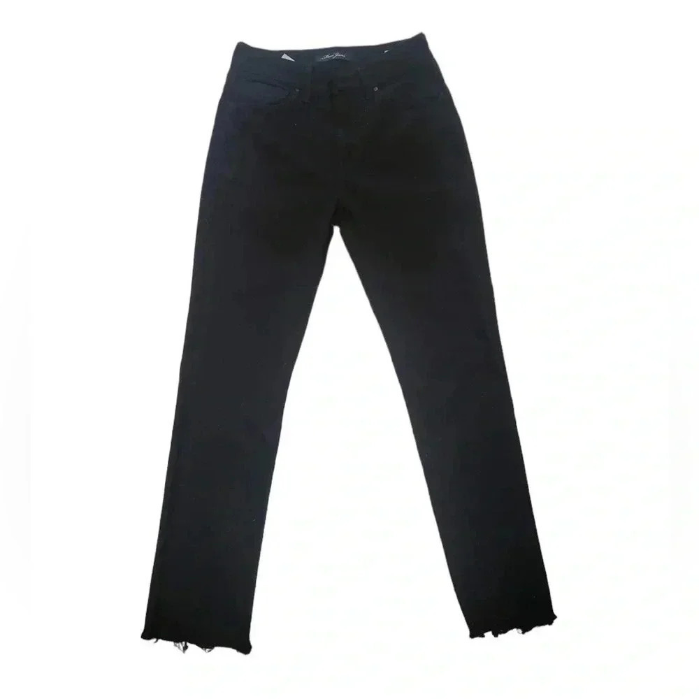 Mavi Kendra High Rise Straight Leg Black Jeans  Size 26 - Picture 3 of 12